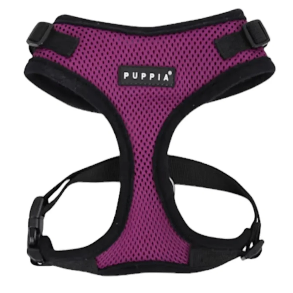 🌟NWT🌟 PUPPIA Soft Dog Harness in Purple and Black